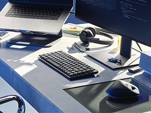 Logitech MX Master 3S Wireless Performance Mouse w/ Ultra-fast Scrolling Ergo 8K DPI Track on Glass Quiet Clicks USB-C - Graphite