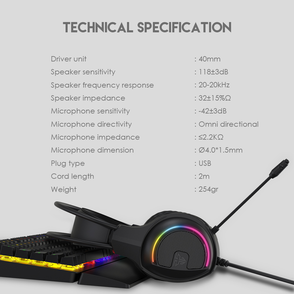 سماعة جيمنج محيطية FANTECH SNIPER II HG16s VIRTUAL 7.1