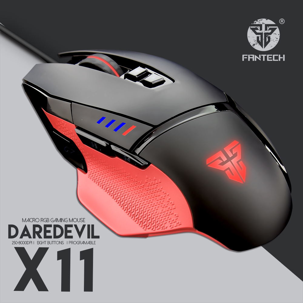 ماوس جيمنج FANTECH DAREDEVIL X11 MACRO RGB