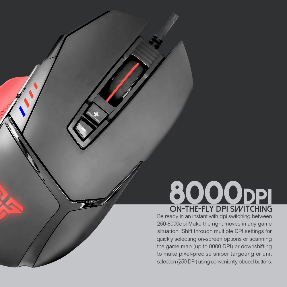ماوس جيمنج FANTECH DAREDEVIL X11 MACRO RGB