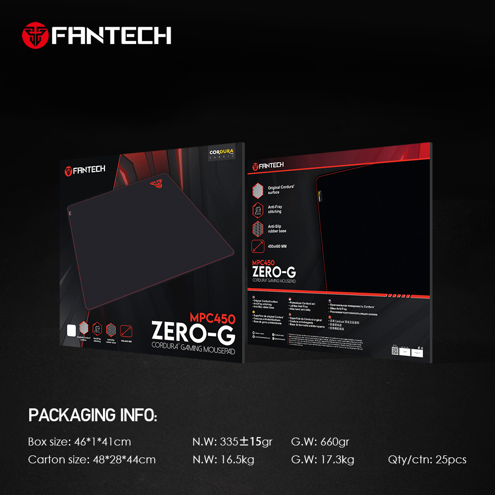 ماوس باد FANTECH ZERO-G MPC450  CORDURA® SURFACE