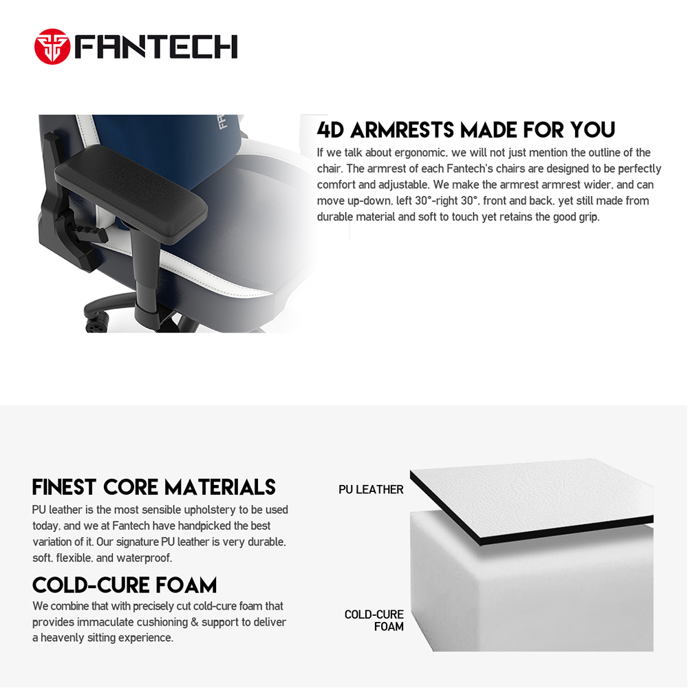 كرسي جيمنج إصدار النعناع FANTECH ALPHA GC-283