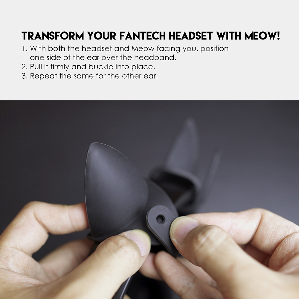 اصدار الساكورا FANTECH MEOW AC5001 KITTY EARS