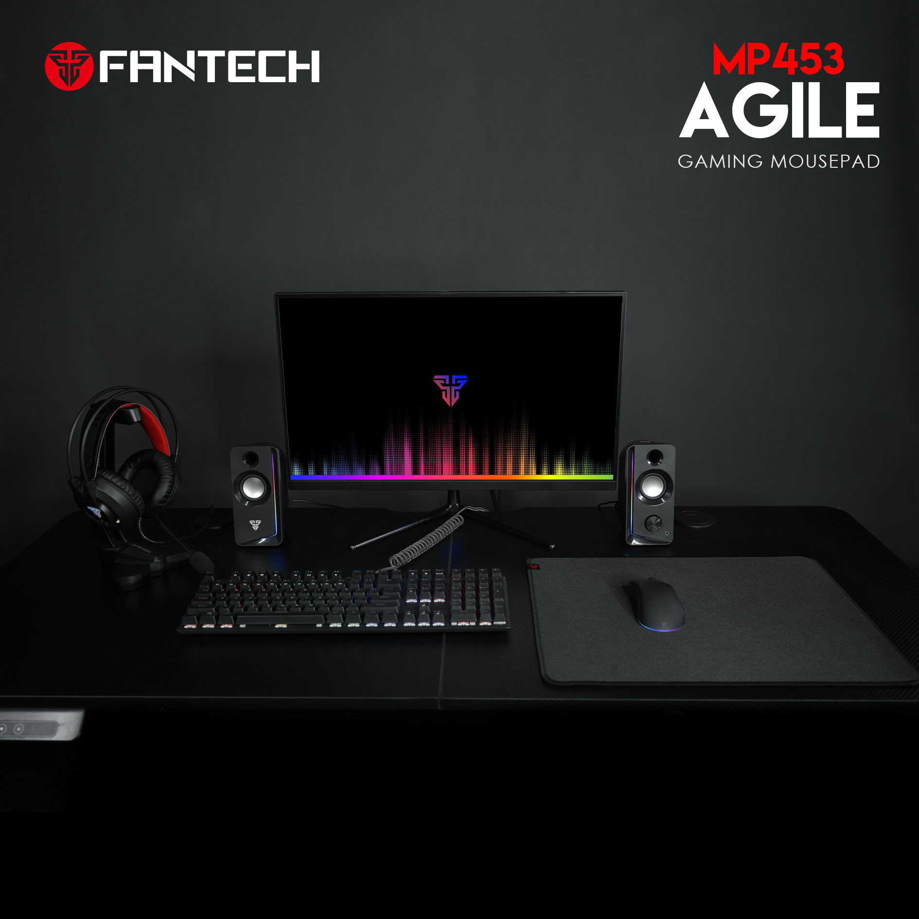 FANTECH AGILE MP453 ANTI-SLIP BASE  MOUSEPAD