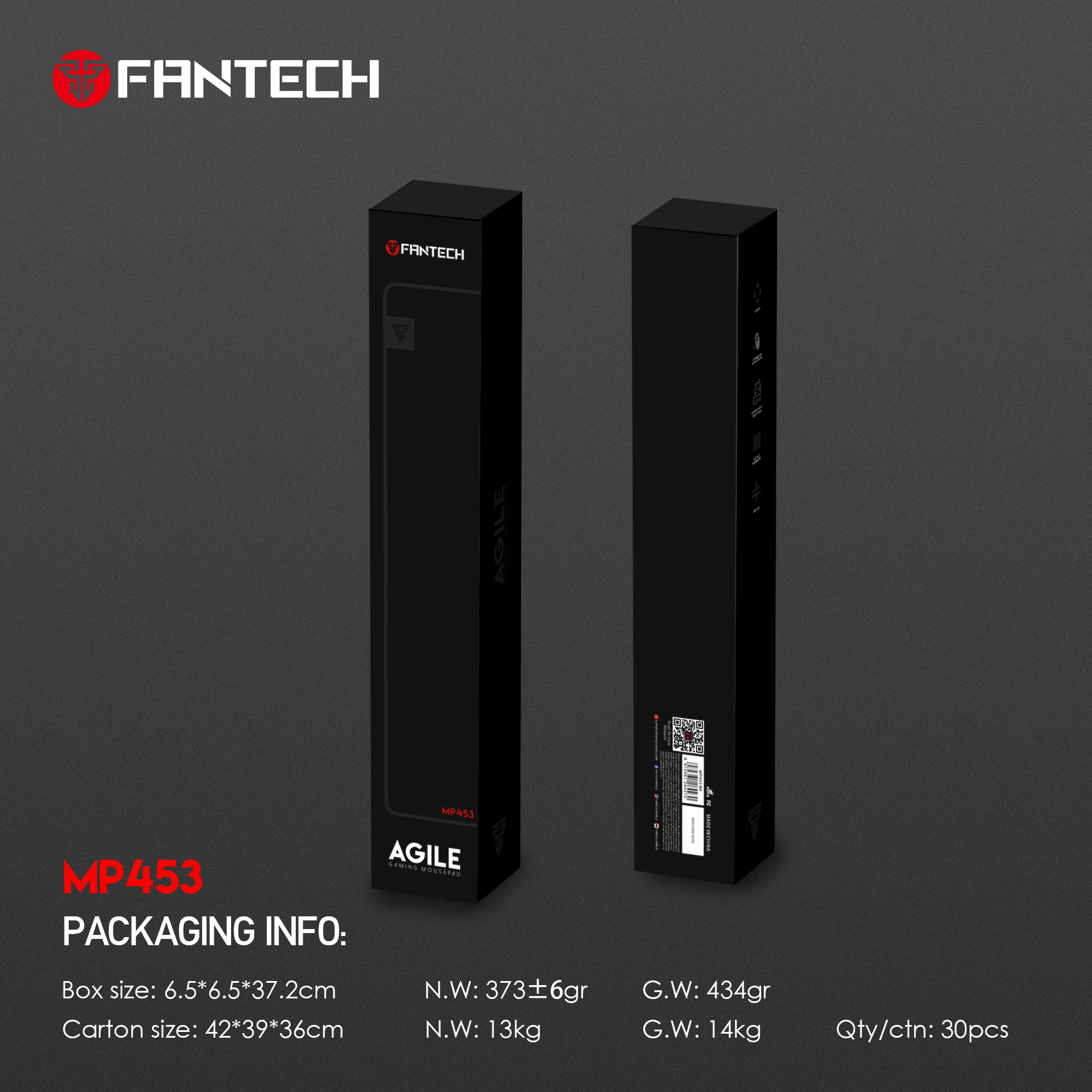 ماوس باد FANTECH AGILE MP453 ANTI-SLIP BASE