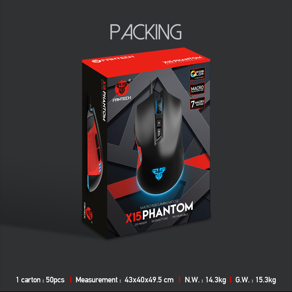 FANTECH X15 Phantom GAMING MOUSE