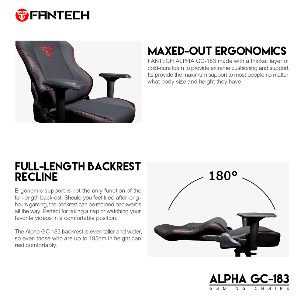 كرسي جيمنج FANTECH ALPHA GC-183