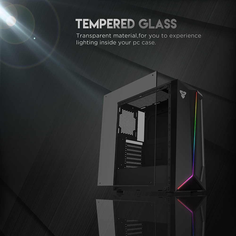 كيس جيمنج FANTECH PULSE CG71 RGB Middle Tower