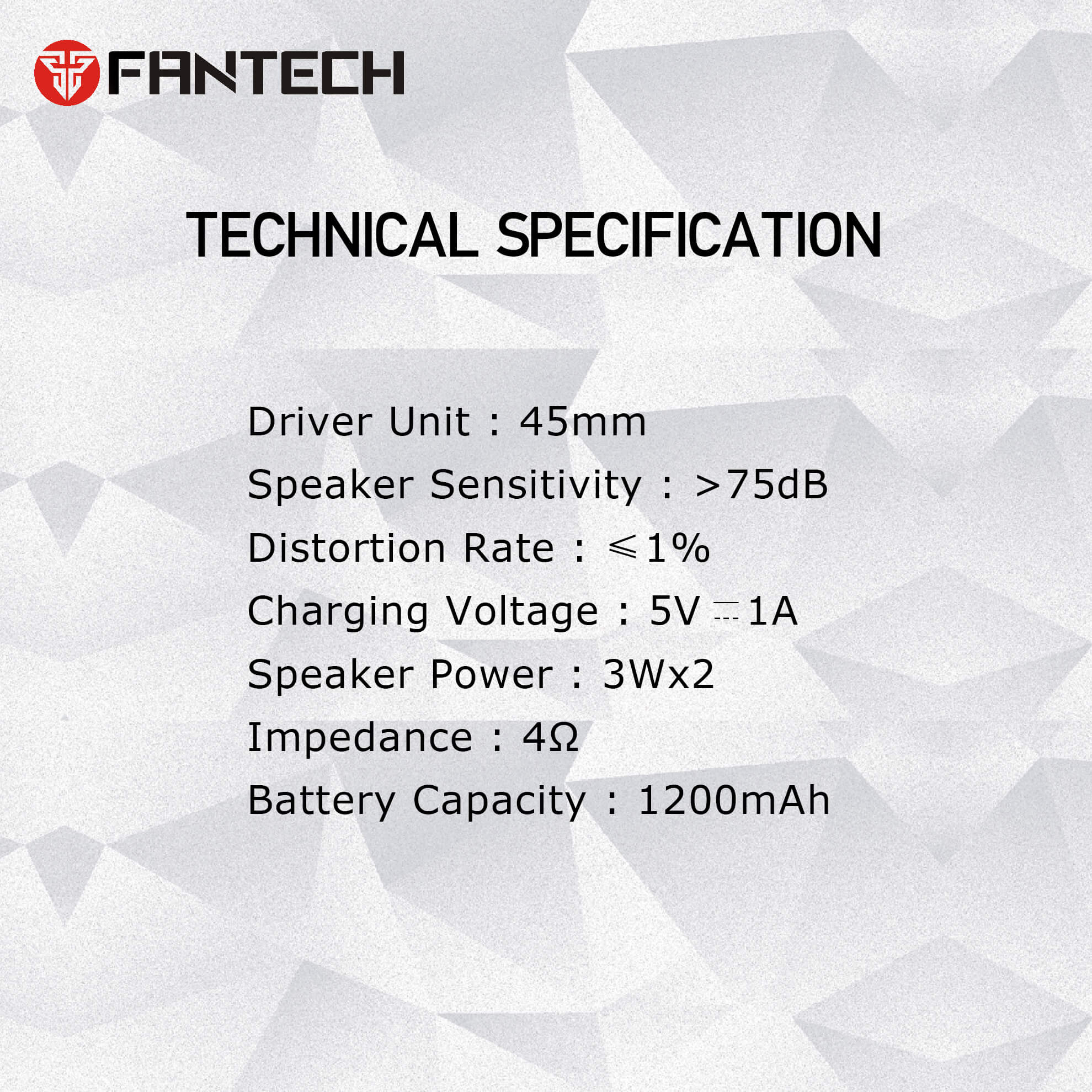 مكبر صوت بلوتوث FANTECH RESONANCE BS150