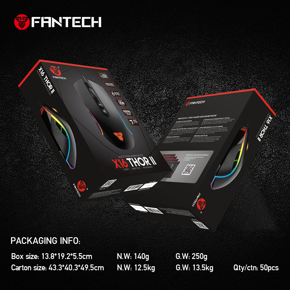 ماوس العاب FANTECH X16 THOR II