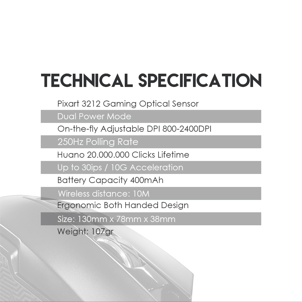 ماوس العاب لاسلكي FANTECH WGC1 VENOM