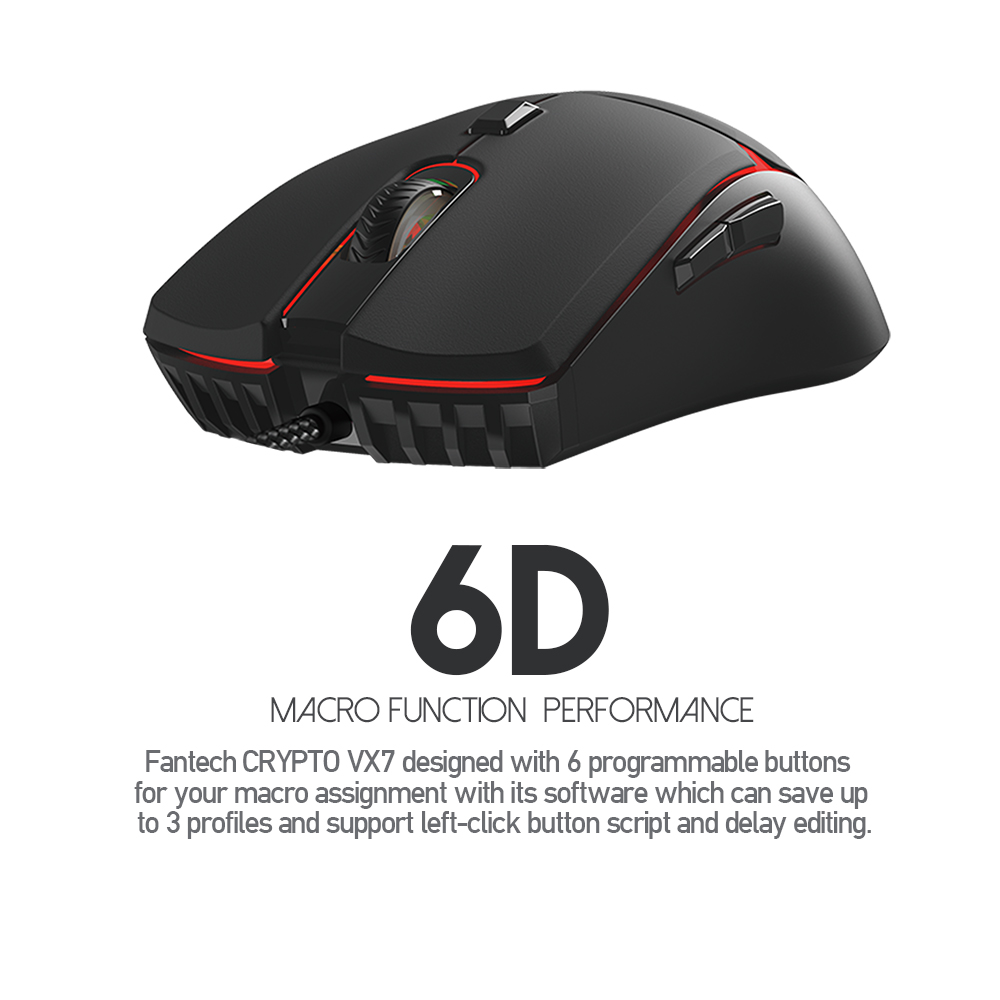 ماوس العاب FANTECH VX7 CRYPTO