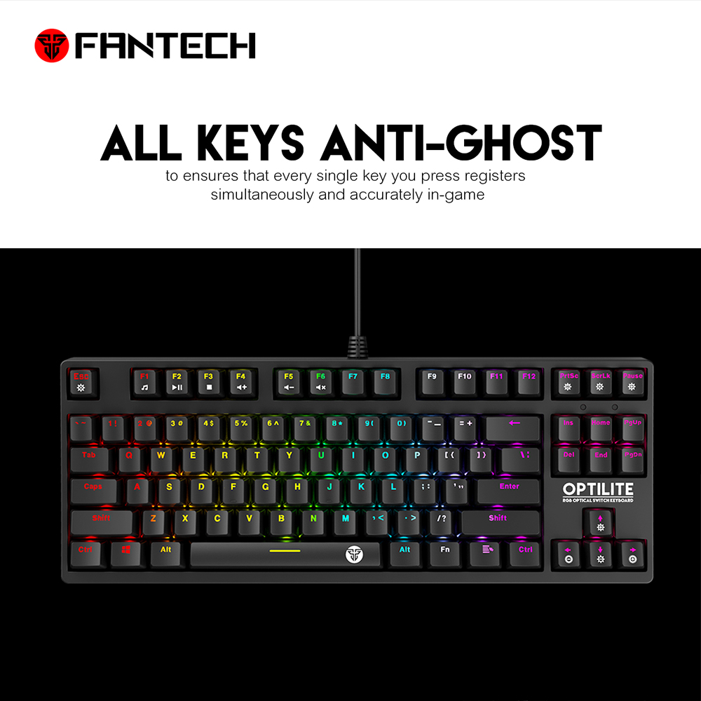 FANTECH MK872 OPTILITE Mechanical Keyboard