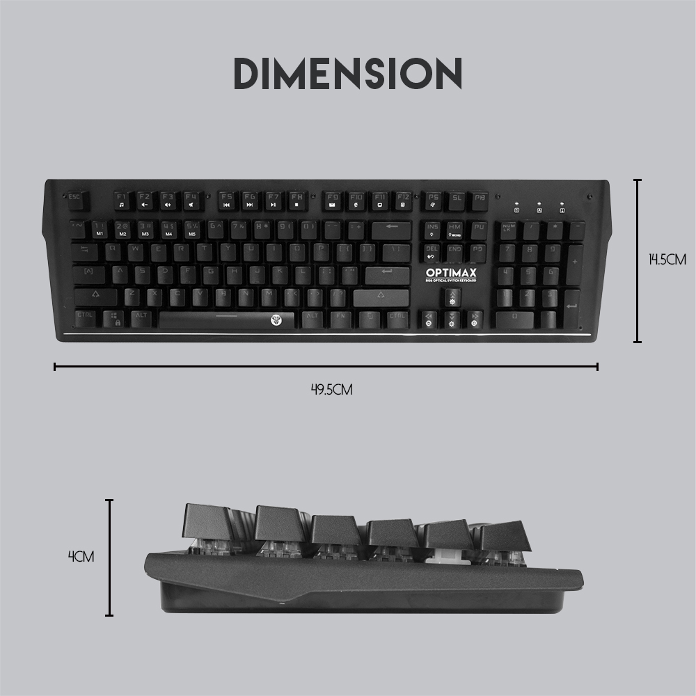 مكانيكال جيمنج كيبورد FANTECH MK885 OPTIMAX