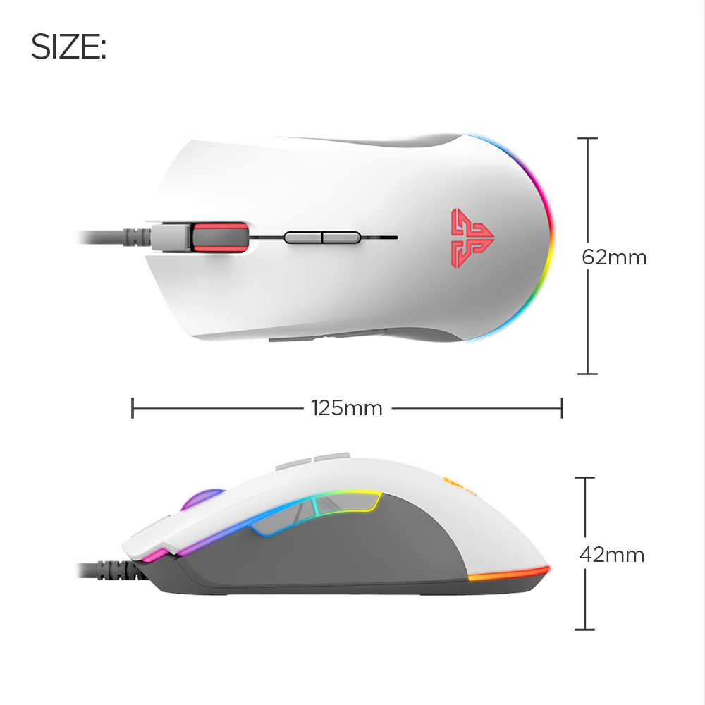 ماوس العاب اصدار الفضاء FANTECH X17 BLAKE