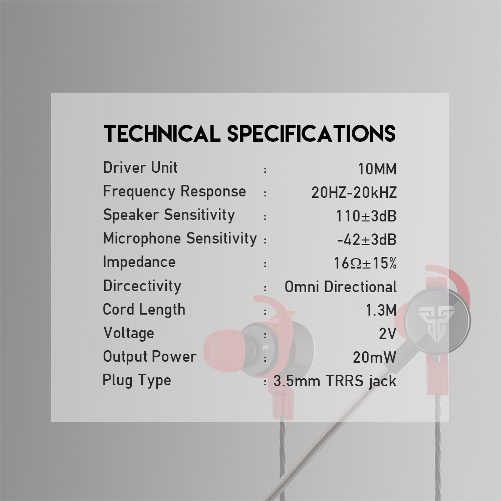 FANTECH EG2 SCAR Earphone