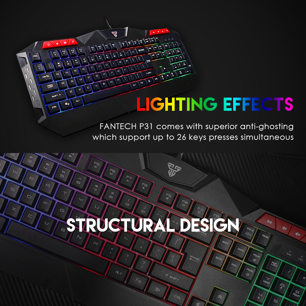 كومبو جيمنج  المضيء Fantech P31