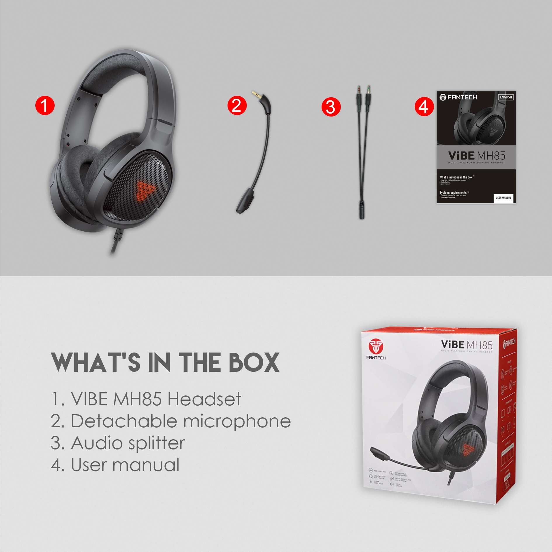 Fantech VIBE MH85 Multi-Platform Gaming Headset