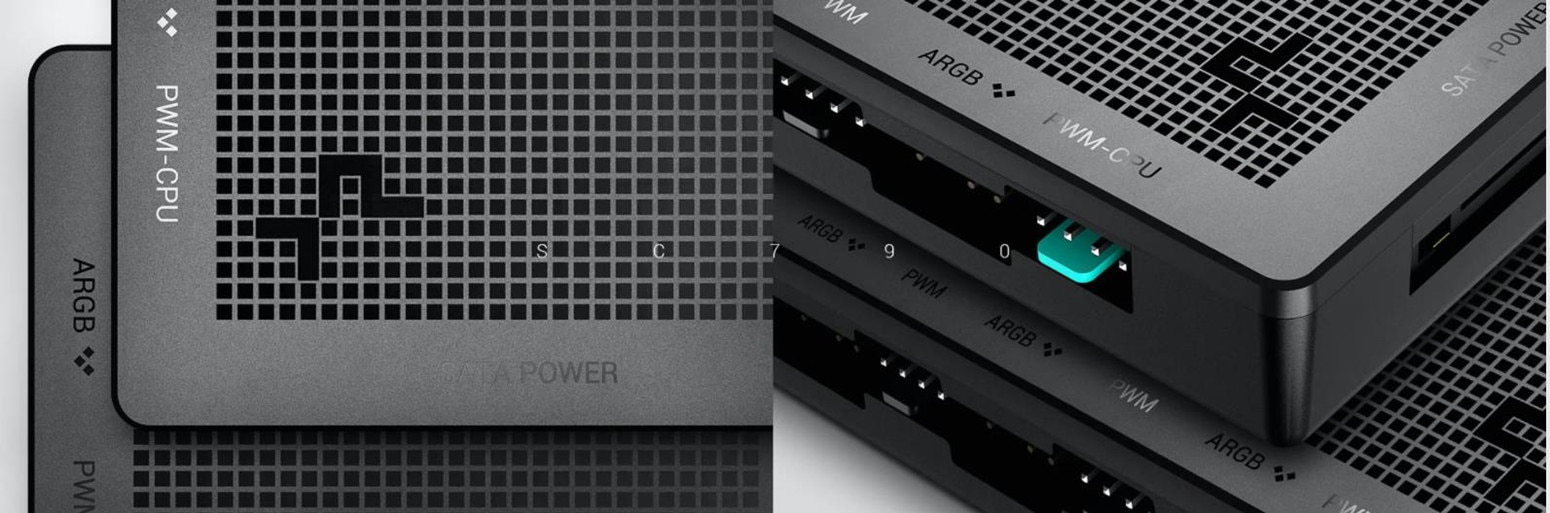 DeepCool SC790 2-in-1 PWM & ARGB Hub 6Ports x 4Pin PWM Fan Ports & 6Ports x 3Pin Addressable RGB Ports