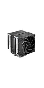 DEEPCOOL AS500 PLUS CPU Air Cooler with 5 Heatpipes 2x140mm PWM Fans ARGB LED For Intel/AMD