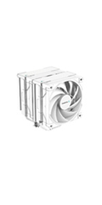 DEEPCOOL AS500 PLUS CPU Air Cooler with 5 Heatpipes 2x140mm PWM Fans ARGB LED For Intel/AMD