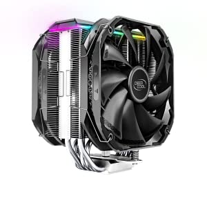 DEEPCOOL AS500 PLUS CPU Air Cooler with 5 Heatpipes 2x140mm PWM Fans ARGB LED For Intel/AMD