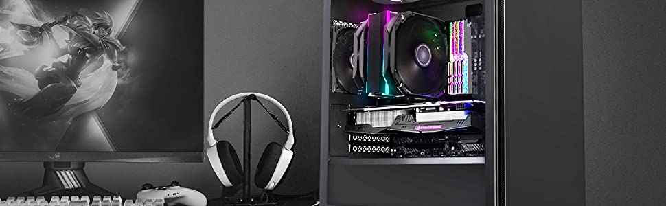 DEEPCOOL AS500 PLUS CPU Air Cooler with 5 Heatpipes 2x140mm PWM Fans ARGB LED For Intel/AMD