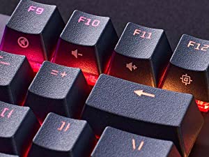 HyperX Alloy Origins PBT Mechanical PBT Keycaps RGB Aluminum Body HyperX Linear Red Switch