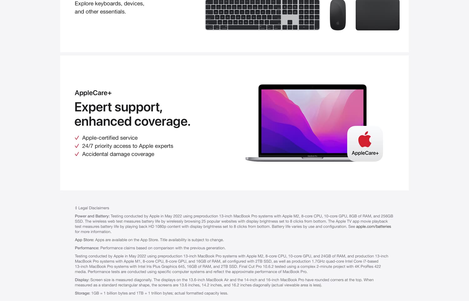 Apple MacBook Pro 13 (2022) 512GB Apple M2 8‑Core CPU & 10‑Core GPU Retina True Tone - Silver