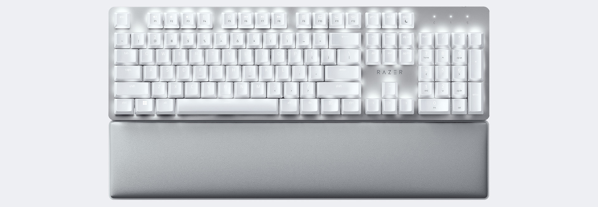 Razer Pro Type Ultra Wire & Wireless Mechanical Backlit Keys White Yellow Mechanical Switch