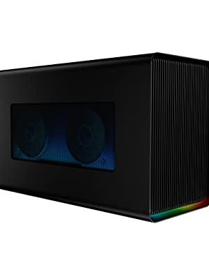 Razer Core X Chroma Thunderbolt 3 External Graphics Enclosure (eGPU) Windows & Mac w/ RGB Chroma Lighting