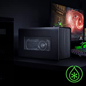 Razer Core X Chroma Thunderbolt 3 External Graphics Enclosure (eGPU) Windows & Mac w/ RGB Chroma Lighting