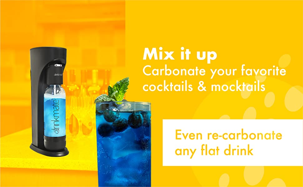 Drinkmate 1.0L Carbonating Bottles - Blue, 1 Pack