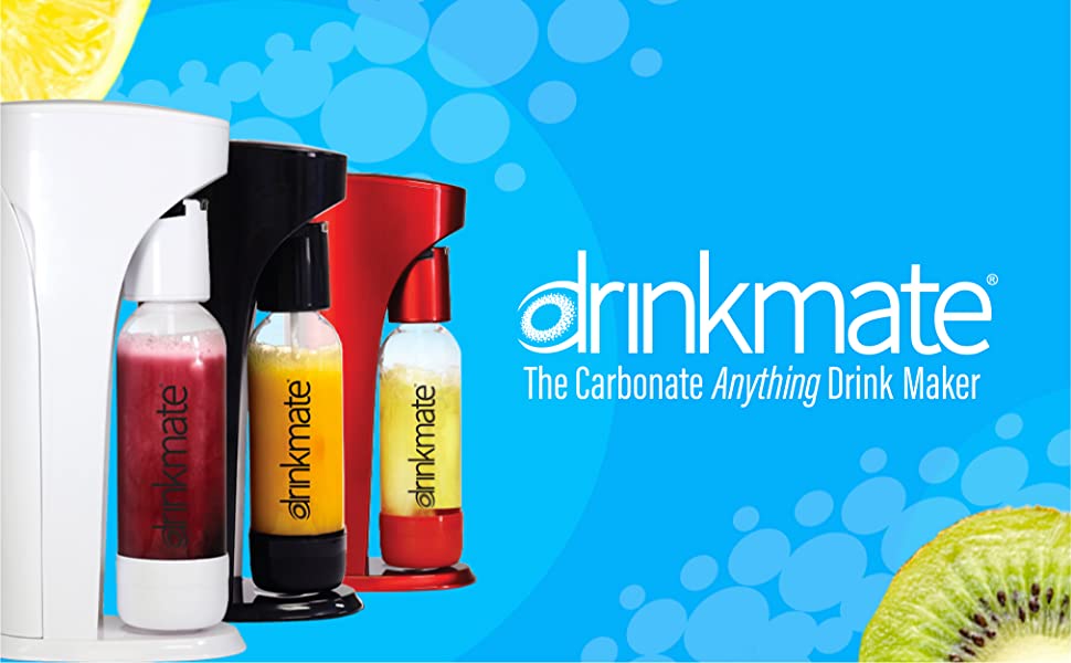 Drinkmate 1.0L Carbonating Bottles - Red, 1 Pack