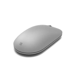 Microsoft Modern Mobile Comfortable Right/Left Hand w/ Metal Scroll Wireless Mouse - Glacier