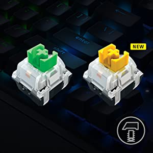 Razer BlackWidow V3 Mechanical Green Switches Chroma - Quartz