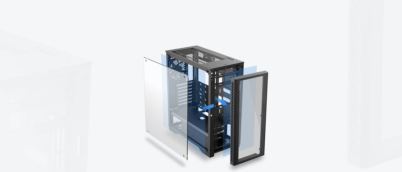 DeepCool MATREXX 50 Tempered Glass Side & Front Panel Gaming Case