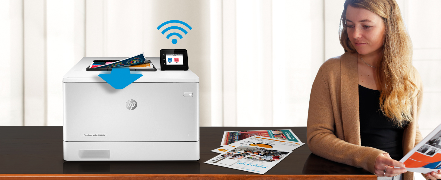 HP Color LaserJet Pro M454dw Duplex & Wireless & Network up to 28 ppm Color