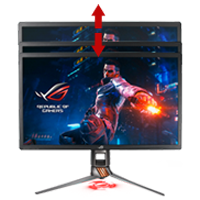 ASUS ROG Strix XG258Q 24.5” Full HD 240Hz 1ms Eye Care G-Sync Compatible with DP Dual HDMI