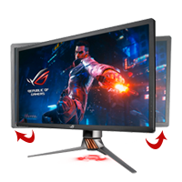 ASUS ROG Strix XG258Q 24.5” Full HD 240Hz 1ms Eye Care G-Sync Compatible with DP Dual HDMI