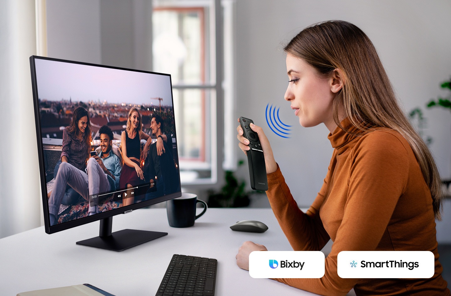 Monitor SAMSUNG M5 27-Inch FHD HDR10 SMART